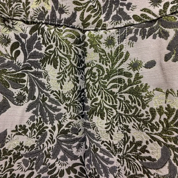 Free People Shine Like a Shorty in Jacquard Gold Combo - Size Medium - Picture 6 of 8